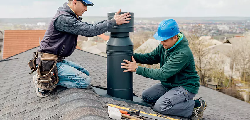 Chimney Flashing Replacement for Storm Damage in Aurora