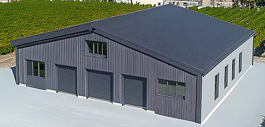 Corrugated Garage Roof Repair in Aurora