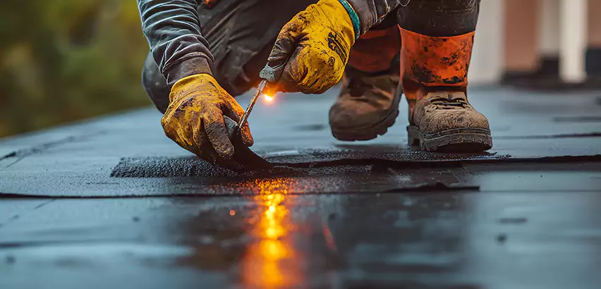 EPDM Roof Repair Tape Application in Aurora