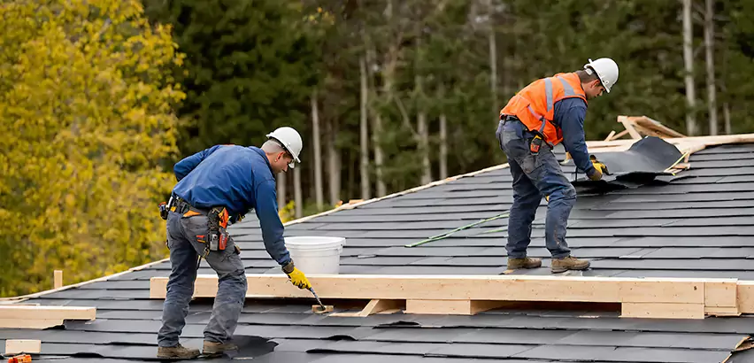 Garage Felt Roof Replacement in Aurora