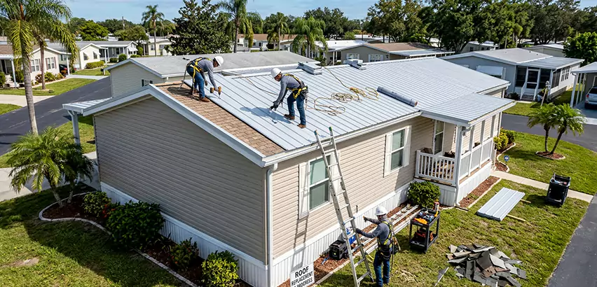 Mobile Home Metal Roof Replacement in Aurora