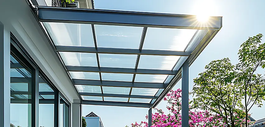 Glass Patio Roof Installation in Aurora