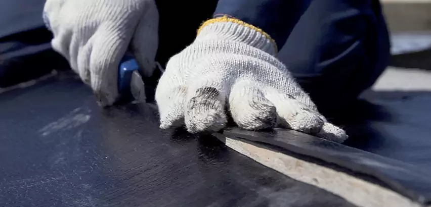 Rubber Roof Seam Repair in Aurora
