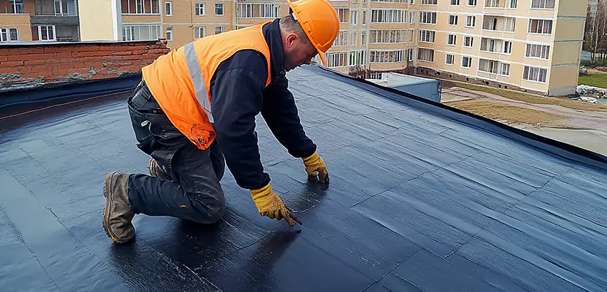 Residential TPO Roof Repair in Aurora