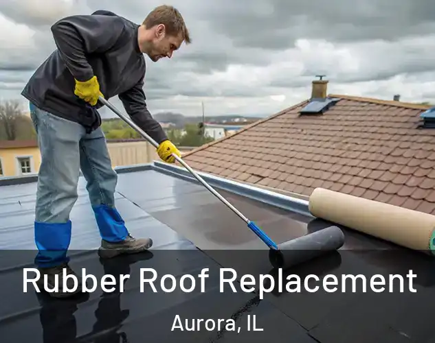  Rubber Roof Replacement Aurora, IL
