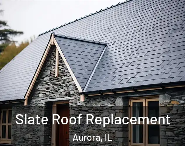 Slate Roof Replacement Aurora, IL